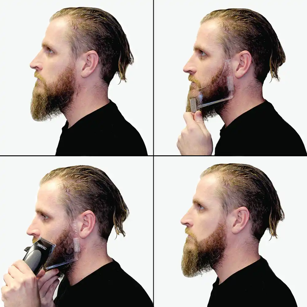 Beard Shaping Tool faceview